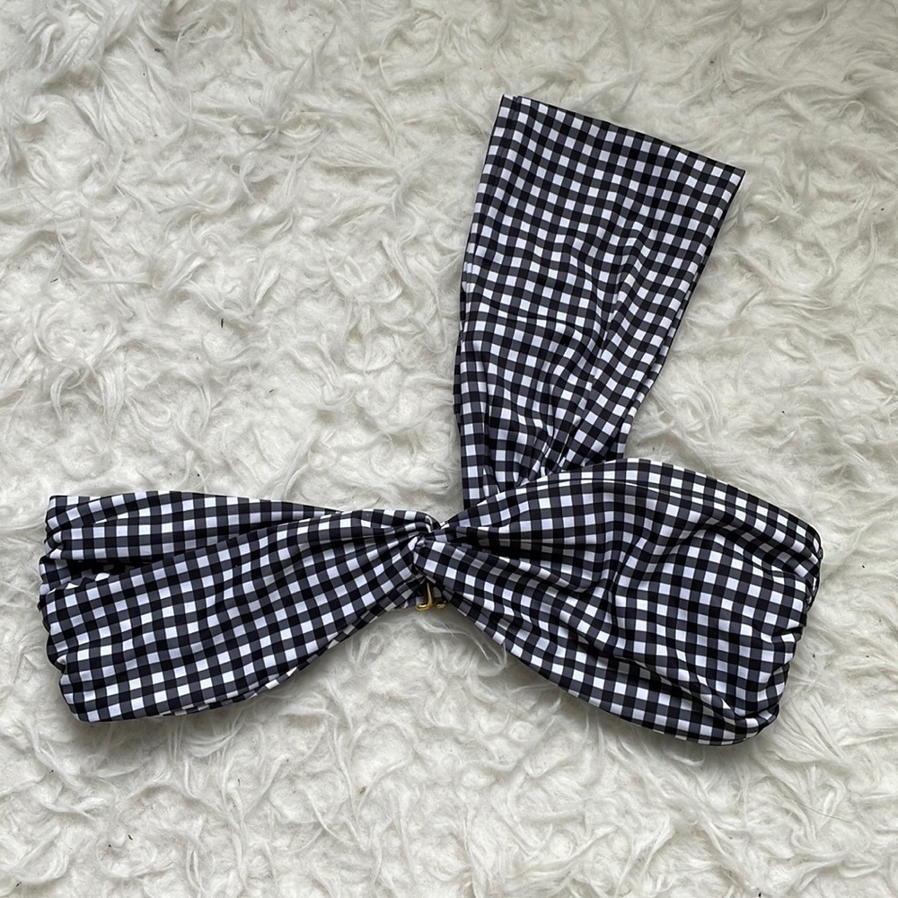 5/$15 NightWalker Sara Knot Top Plaid PacSun Bikini Top